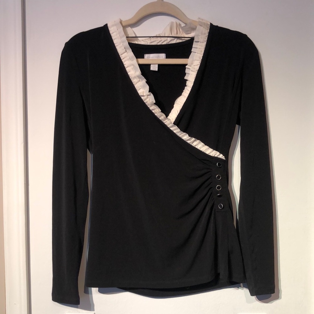 Charter Club V Neck Blouse